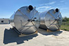 Agrometal winery, wine equipment, Stainless steel fermentation tanks, ready for transport