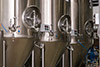 Russia - Rosztojovskaja brewery, stainless steel cylinder conical tanks (cct, ccv)