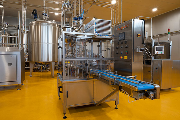 Dairy plant packing room, packing systems